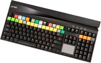 Preh Microsoft RMS POS Keyboard W/TouchPad - MCI3100RMST